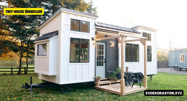 Taşınabilir Mini Tiny House Ev Örneği